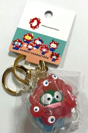 한교동 산리오 먀쿠먀쿠 입체 마스코트 클리어 키 홀더