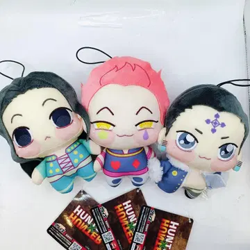 HUNTER x HUNTER 쵸피누이 히소카 이르미 클로로 3종 세트