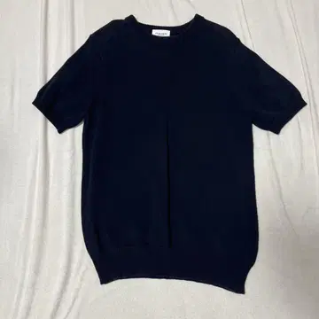UNITED ARROWS 네이비 반팔 니트 M