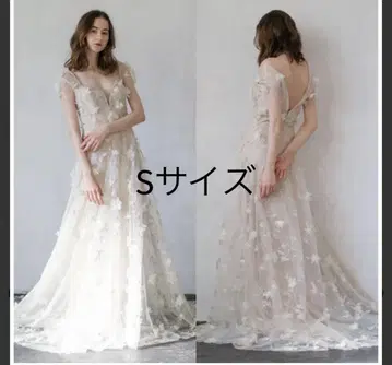 플라워 레이스 백 V 드레스 (W245) dressproduction