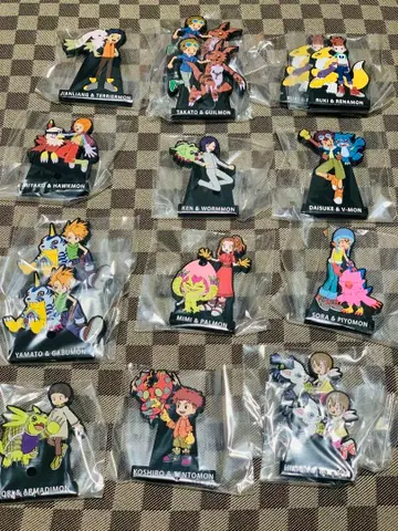 디지몬 러버 스탠드 12종 세트