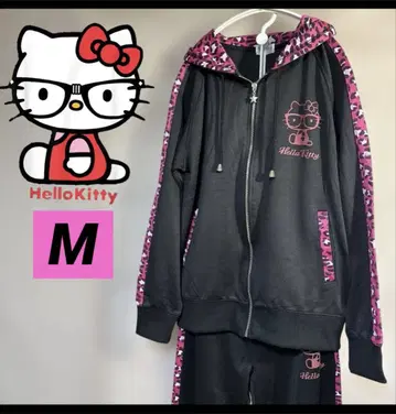HELLO KITTY 00s 라메 후드티 y2k 헤이세이 갸루