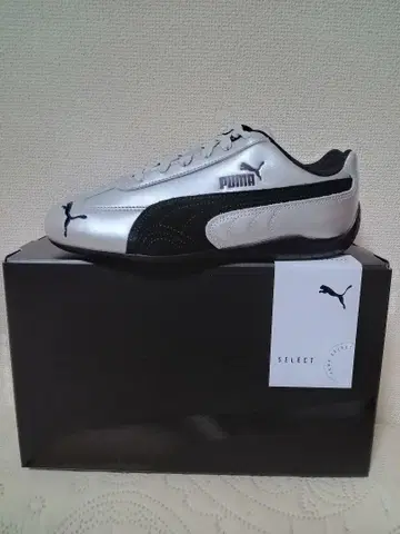 PUMA 스니커즈 스피드캣 메탈릭 ROSE 착용 모델
