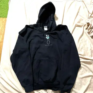 ENJOY MUSIC CLUB 풀업 후드티 사이즈 L 블랙