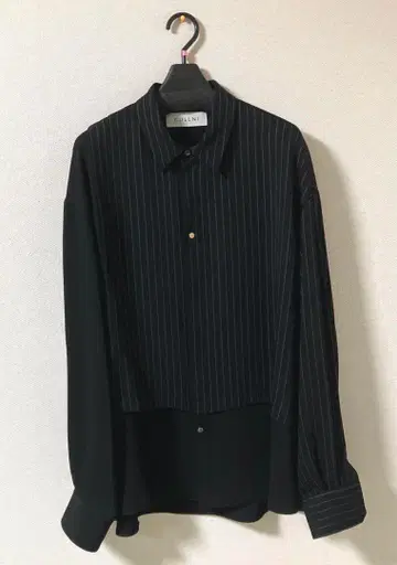 CULLNI Asymmetrical Stripe Shirt 23AW