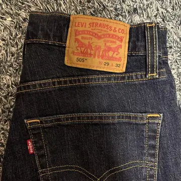 LEVI 505 스트레이트 데님 W29 L32