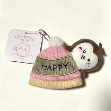 치이카와 파크 마스코트 사이즈 니트 모자 키링 장수풍뎅이 1