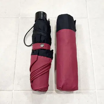 접이식 우산 우천 겸용 차광 양산 일본풍 패턴 무지 심플 블랙 레드