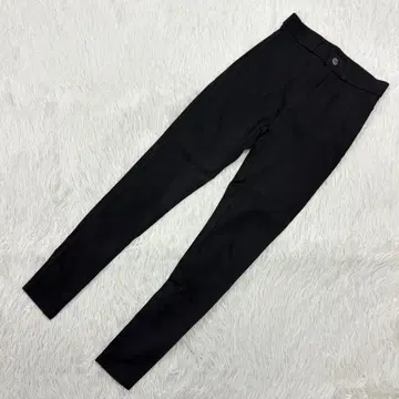 스트레치 팬츠 블랙 프리 심플 돌려입기