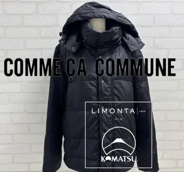 새상품급 COMME CA COMMUNE 다운 자켓 블랙