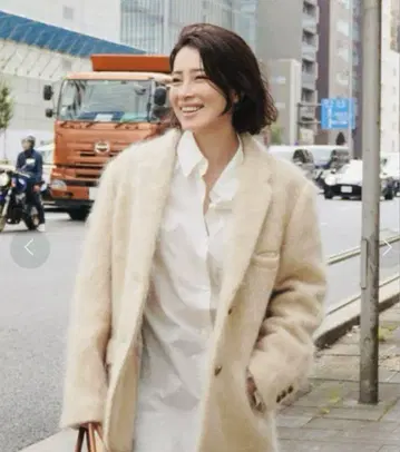 ETRE TOKYO 울 모헤어 샤기 자켓