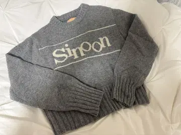 Siroon 로고 그레이 스웨터