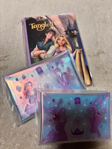 Disney Tangled 그림책과 카드 세트