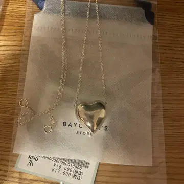 새상품 BASENOTES 목걸이 tiny chain heart