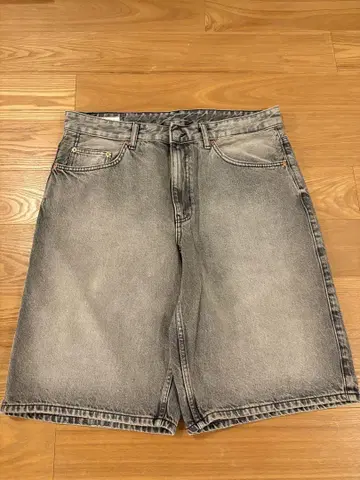 ZARA 그레이 데님 숏팬츠 조츠 jorts USA36