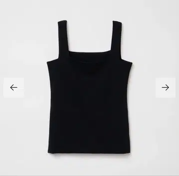 SQUARE TANK / BLACK