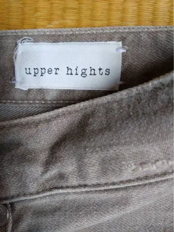 upper heights 그레이 슬림핏 데님