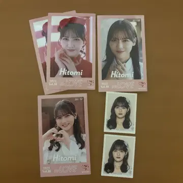 =LOVE 타카마츠 히토미 미니 포토 카드 Vol.10