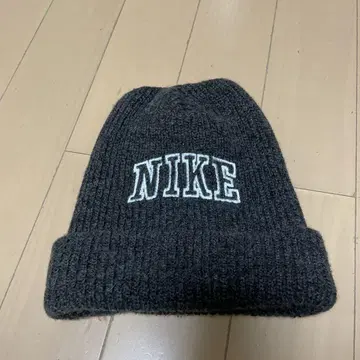 90s 90년대 나이키 비니 니트 모자 그레이 블랙