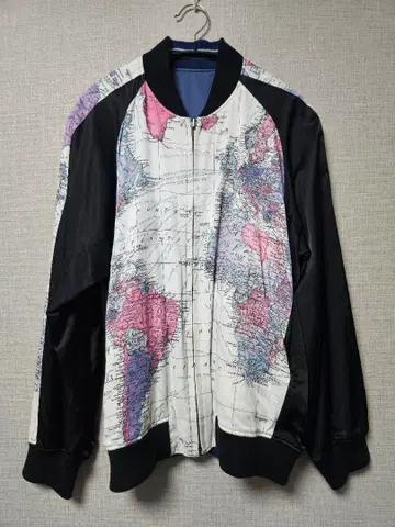 LAD MUSICIAN 17AW 맵 패턴 리버서블 스카잔 42