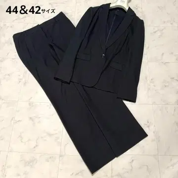 빅 사이즈 아이씨비 수트 셋업 팬츠 워셔블 블랙