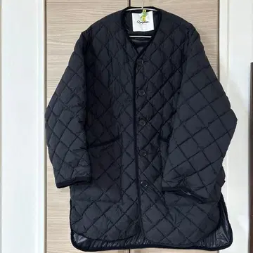 GYMPHLEX 블랙 퀼팅 자켓