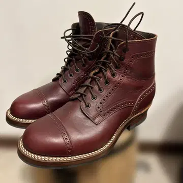 플랫 헤드 메달리온 부츠 26cm