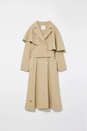 [ Eaphi ] ASYMMETRY CAPE TRENCH COAT