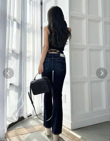 GYDA 하이웨스트 플레어 데님 팬츠 XS