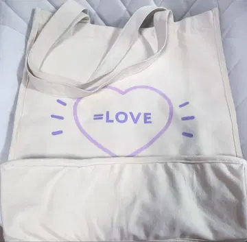 =LOVE 이코러브 스퀘어 토트백 (내추럴)
