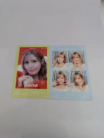 이코라부 모로하시 사나 미니 사진 4컷 2장 세트