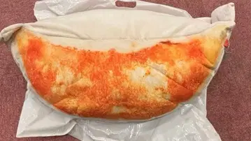 갓 구운! 만푸쿠 교자 봉제 인형 쿠션 약 70cm