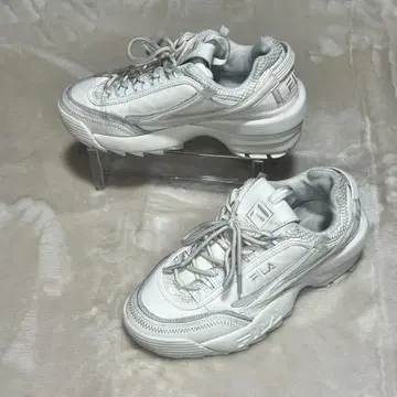 FILA 통굽 스니커즈 25cm 화이트