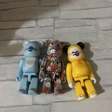 곰 피규어 3체 세트