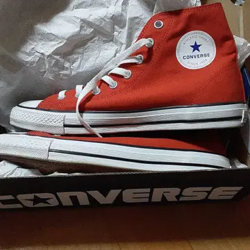 CONVERSE 올스타 하이컷 스니커즈 29.0cm 레드