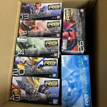 RG 1/144 건담 시리즈 7개 세트