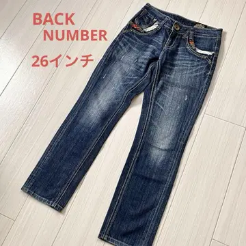 BACK NUMBER 데님 디자인 데님 여성용 26인치
