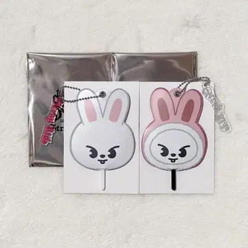 StrayKids 스키즈 SKZOO 미니 부채 키링 리노 리비트
