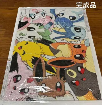 포켓몬 부스터즈 다이아몬드 아트 완성품