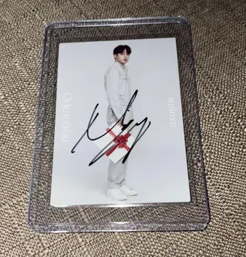 SEVENTEEN ode to you 민규 친필 사인 트레이딩 카드
