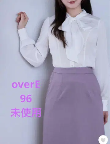 overE 보타이 블라우스 96 사이즈