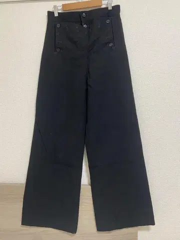 DSCP 블랙 와이드 팬츠