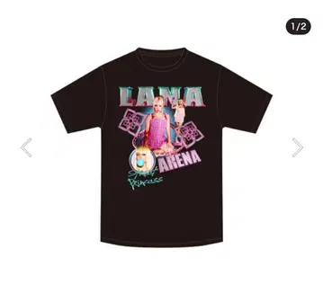 LANA LIVE T셔츠 블랙 L LIKE A FLOWER