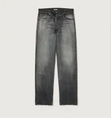 SELVEDGE FADED HEAVY DENIM WIDE PANTS 4