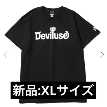 Deviluse 로고T셔츠 새상품 XL 블랙