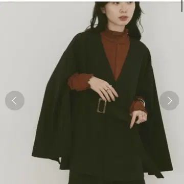 새상품 moi tytty 소매 버튼 벨트 자켓