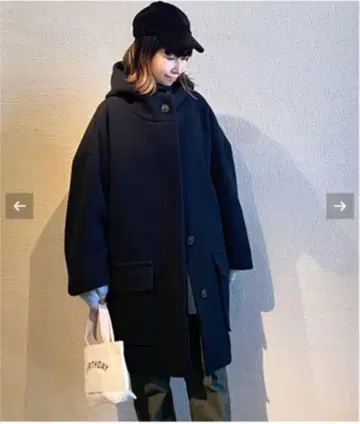 journal standard luxe 리버 파일 후드 코트