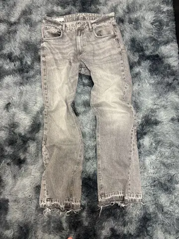 ZARA 플레어 데님 그레이 40