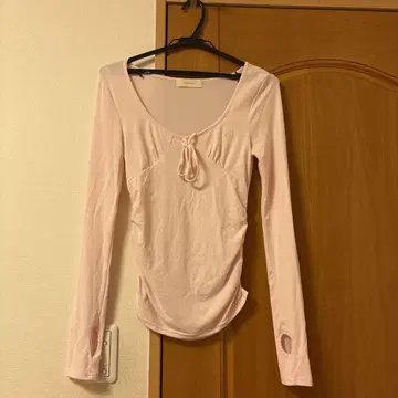 andmary Dona ribbon tops 상의