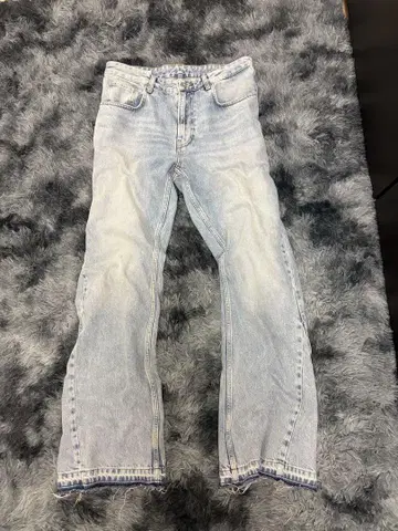 ZARA 플레어 데님 블루 40